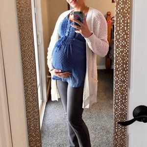 SOLD!! Lace Maternity Blouse